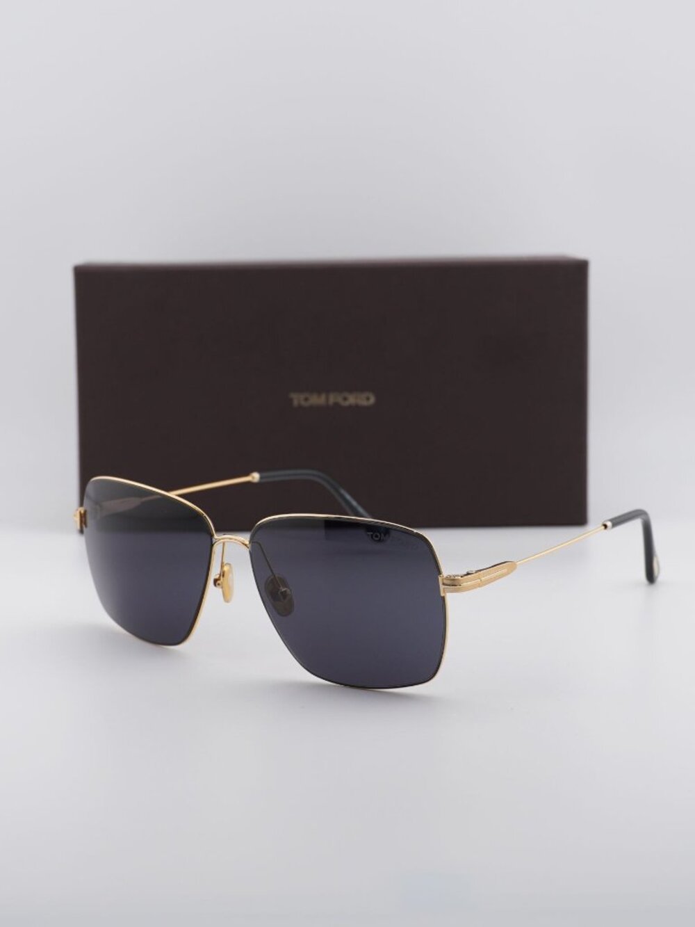 Tom Ford Pierre FT0994 30A Square Sunglasses - Deep Gold/Smoke